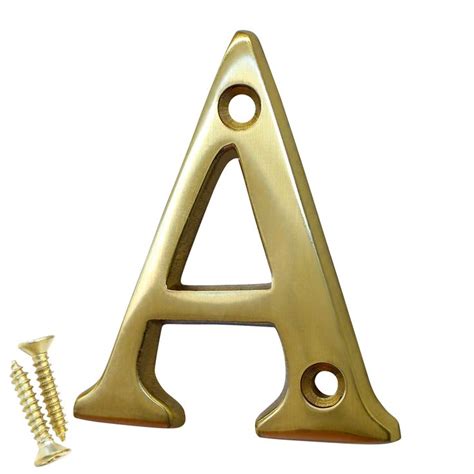 small metal house letters|2 inch metal address letters.